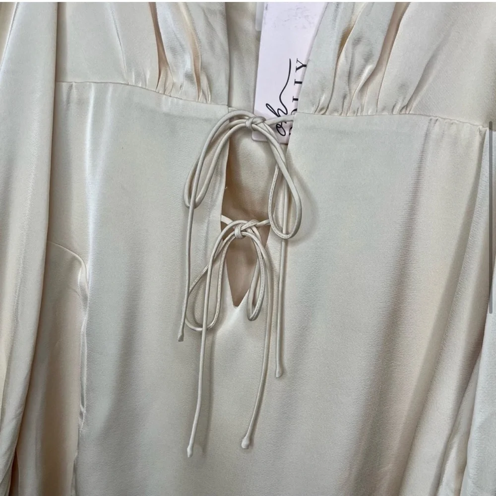 Oh Polly Vanna Balloon Sleeve Mini Dress - Picture 5 of 6